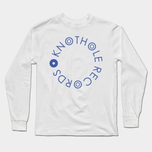 Knothole Records (Blue Text) Long Sleeve T-Shirt